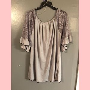 Solid Lace Tunic